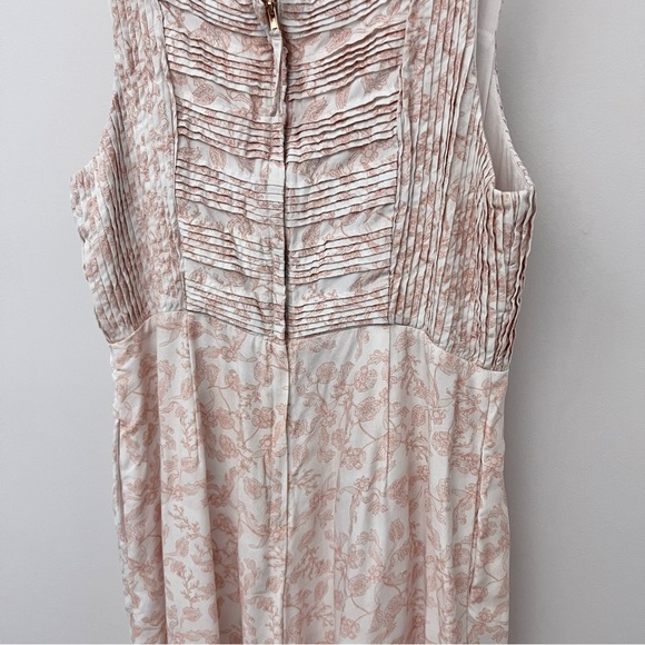 Anthropologie Cream Pink Floral Jumpsuit - Picture 11 of 16